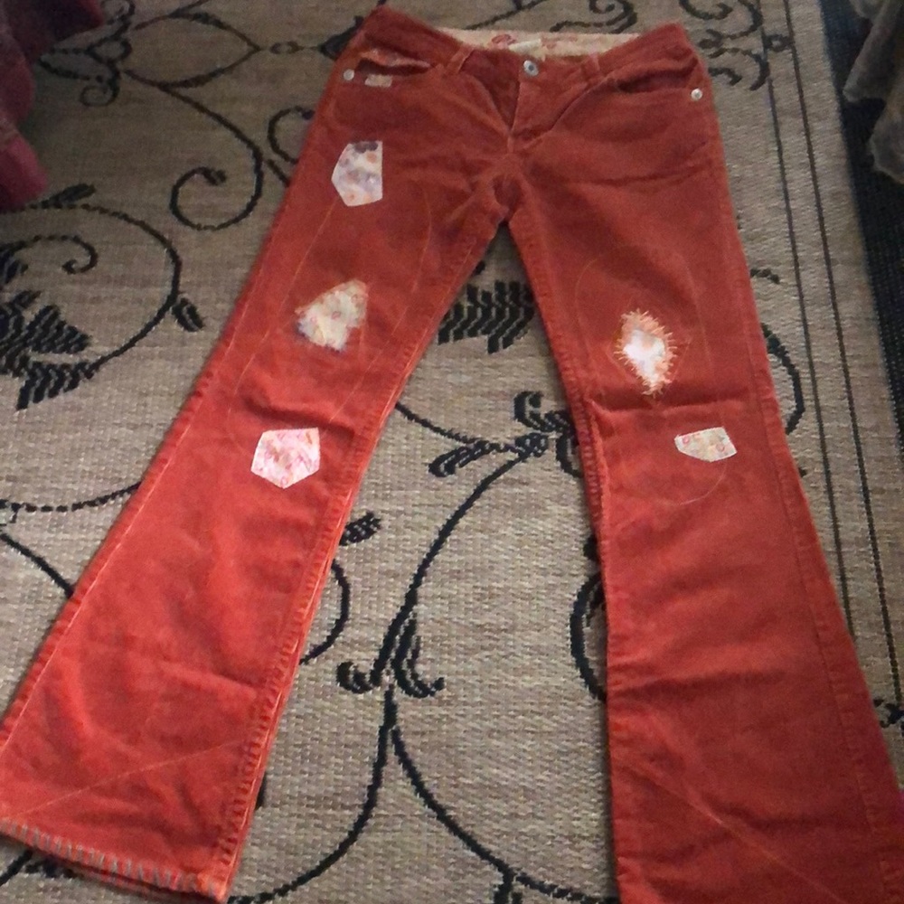 Vintage orange Corduroy Bootcut pants🌺 - Picture 2 of 7